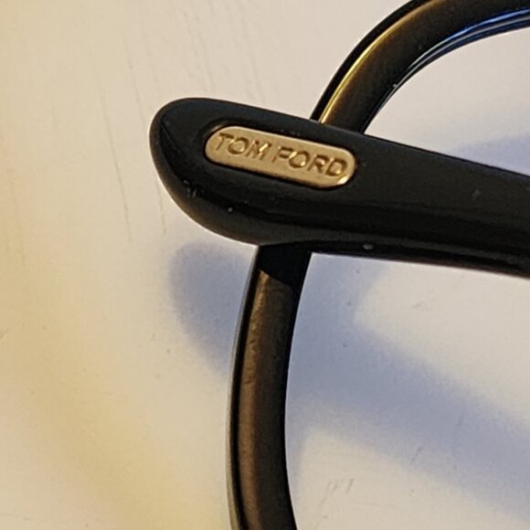 TOM FORD BLACK OPTICAL FRAMES WITH CASE MADE IN ITALY TF-5537-B 001 52 20 140 -0 - Picture 7 of 8